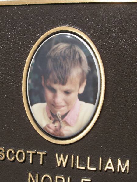 Kevin James MILES,  | died 25-7-99 aged 57 years,  | husband of Norma;  | Andrew Miles ANTHONY,  | son brother grandson,  | died 18-10-1998 aged 27 years;  | Scott William NOBLE,  | 19-9-1970 - 2-11-2001;  | Brookfield Cemetery, Brisbane  | 