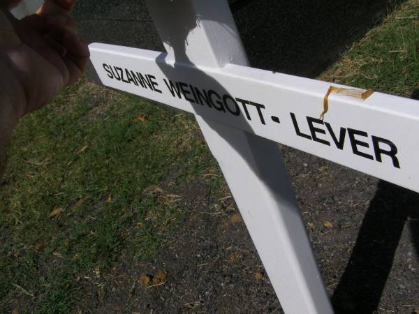 Suzanne WEINGOTT-LEVER;  | Brookfield Cemetery, Brisbane  | 
