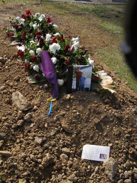 [Daniel Benjamin Gresley EAST,  | buried 20 Dec 2006,  | aged 17 years;  | Toby Adam Gresley EAST,  | buried 20 Dec 2006,  | aged 12 years;  | brothers died together in a car accident]  | [<a href= East-brothers.pdf >Newspaper article</a>];  | Brookfield Cemetery, Brisbane  | 