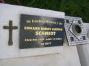 Edward Henry Ludwig SCHMIDT,
died 22 Dec 1970 aged 79 years;
Brooweena St Marys Anglican cemetery, Woocoo Shire
