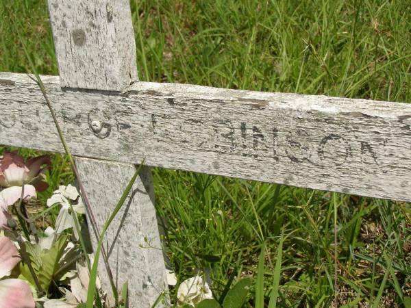 William George ROBINSON;  | Brooweena St Mary's Anglican cemetery, Woocoo Shire  | 