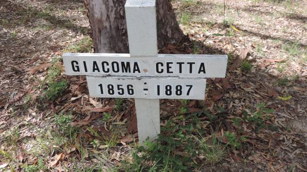 Giacoma CETTA  | b: 1856  | d: 1887  | Bunya cemetery, Pine Rivers  | 