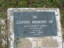 Ruth Elizabeth CANNELL,
died 15 Dec 1951 aged 4 years 7 months;
Caboonbah Church Cemetery, Esk Shire