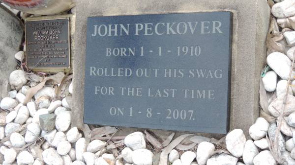 John PECKOVER  | b: 1 Jan 1910  | d: 1 Aug 2007  |   | William John PECKOVER  | b: 24 Jan 1940  | d: 5 Sep 2011  |   | Mary Ellen PECKOVER (nee POCOCK)  | b: 3 Jun 1917  | d: 13 Feb 1988  |   | Cawarral Cemetery  |   | 