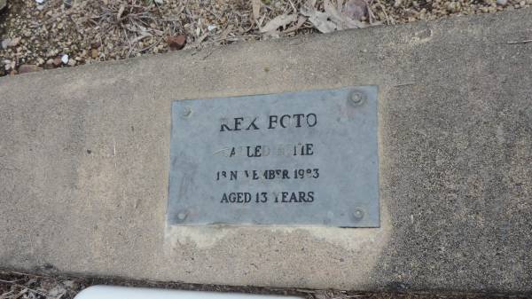 Rex BOTO  | d: 18 Nov 1983 aged 13  |   | Cawarral Cemetery  |   | 