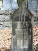 Margaret Hamilton 23 May 1933 aged 84
Andrew Hamilton 14 Mar 1935 aged 83
(son) Andrew Hamilton 26 Mar 1922 aged 51
Chapel Hill Uniting (formerly Methodist) Cemetery - Brisbane