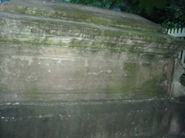 Alice wife? of George WEBB,  | Christ Church (Anglican), Milton, Brisbane  | 