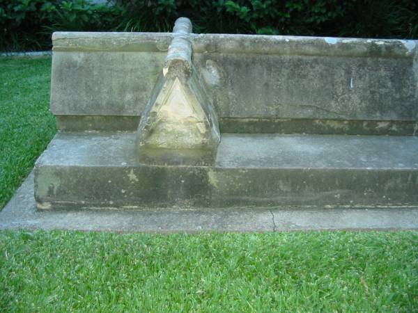 Georgina widow of F.A. HELY died 19 Sept 1886,  | Christ Church (Anglican), Milton, Brisbane  | 