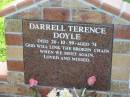 Darrell Terence DOYLE,
died 26-10-99 aged 74;
Sacred Heart Catholic Church, Christmas Creek, Beaudesert Shire
