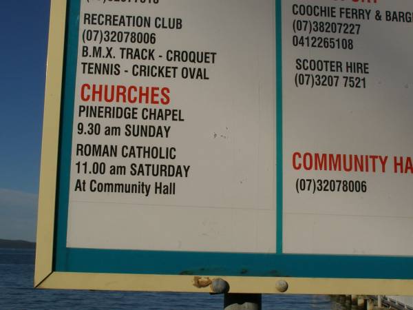 Coochiemudlo Island, Redland Shire  | 