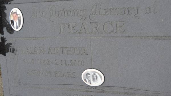 Brian Arthur PEARCE  | b: 23 Jun 1943  | d: 1 Nov 2010 aged 67  |   | Cooloola Coast Cemetery  |   | 