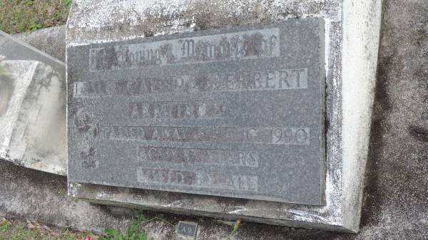 Leslie Calgoa Herbert ARMITAGE  | d: 6 Aug 1990 aged 83  |   | Cooloola Coast Cemetery  |   | 