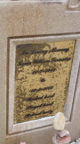 Kevin William TURMAINE  | b: 11 Jul 1942  | d: 13 Aug 2006  |   | Cooloola Coast Cemetery  |   | 