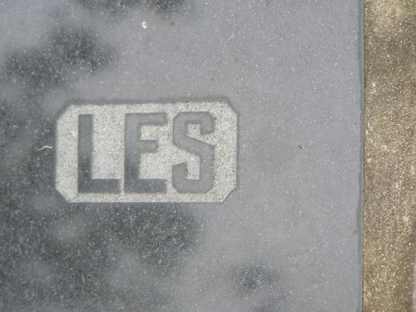 William Leslie John WATERS,  | 7-6-1918 - 12-9-1993;  | Lucy Isabelle WATERS (nee LANE),  | 20-3-1914 - 12-1-1999;  | parents of Marcia, Irene & Peter;  | Coulson General Cemetery, Scenic Rim Region  | 