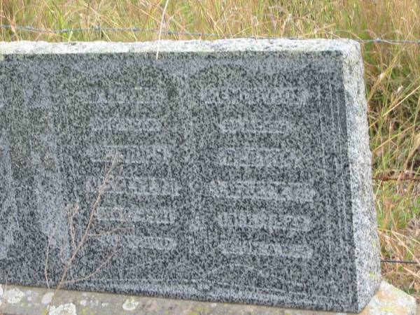 LIEKEFETT?;  | [REDO]  | Coulson General Cemetery, Scenic Rim Region  | 