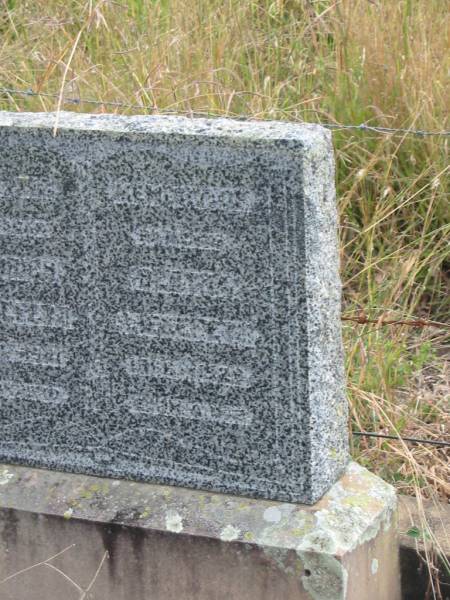 LIEKEFETT?;  | [REDO]  | Coulson General Cemetery, Scenic Rim Region  | 