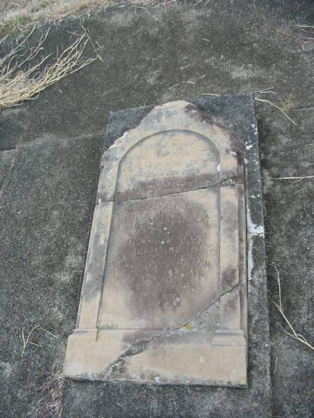 Arthur Michael Robert,  | son of Adolph & Fanny BLUMBERG,  | born 29 May 1896,  | died 6 Feb 1896;  | Adolph BLUMBERG,  | died 6 Sept 1902 aged 42 years,  | erected by wife & children;  | Coulson General Cemetery, Scenic Rim Region  | 