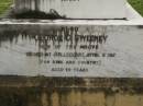 Patrick John SWEENEY,
born 15 March 1866,
died 5 Aug 1916 aged 50 years;
George C. SWEENEY,
son of Patrick,
killed Bullecourt 5 April 1917 aged 19 years;
Eliza Jane,
wife of Patrick John SWEENEY,
died 22 Nov 1934 aged 70 years;
Henry James SWEENEY,
died 29 April 1923;
Coulson General Cemetery, Scenic Rim Region