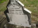 Edmund HAYES,
husband,
died 16 Dec 1923 aged 84 years;
Coulson General Cemetery, Scenic Rim Region
