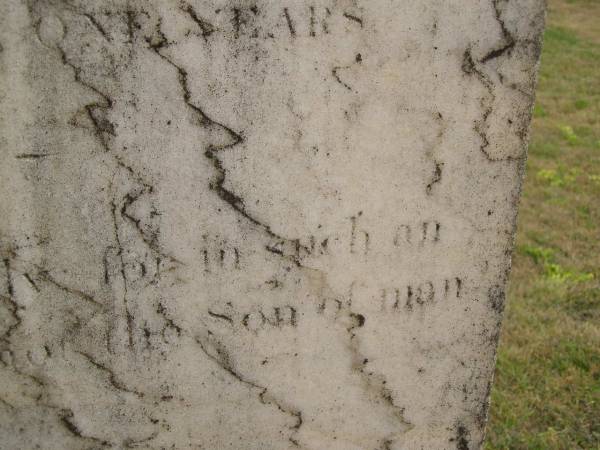 James Alexander Kennedy McCONNEL  | d: 6 Feb 1863 aged 31  | son of Henry McCONNEL Esq, Cressbrook Derbyshire England  |   | Cressbrook Homestead, Somerset Region  | 