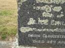 Ernest Club SMITH,
son of George and Jane SMITH,
born 17 Jan 1891,
died 11 Nov 1957;
Alice Emily SMITH,
wife,
daughter of Henry and Sarah WINDOW,
born Gloucestershire 1876,
died 25 April 1960;
Cressbrook Homestead, Somerset Region