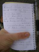 Ernest Club SMITH,
son of George and Jane SMITH,
born 17 Jan 1891,
died 11 Nov 1957;
Alice Emily SMITH,
wife,
daughter of Henry and Sarah WINDOW,
born Gloucestershire 1876,
died 25 April 1960;
Cressbrook Homestead, Somerset Region