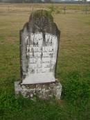 George SMITH
d: 25 April 1931 aged 69
(wife)
Jane SMITH
d: 9 Sep 1938
Cressbrook Homestead, Somerset Region