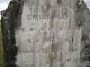 Emily May McLEAN
b: 13 Feb 1887
d: 2-Dec 1911 aged 24 years, 10 months
wife of E.A. McLEAN
Cressbrook Homestead, Somerset Region