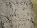 James Alexander Kennedy McCONNEL
d: 6 Feb 1863 aged 31
son of Henry McCONNEL Esq, Cressbrook Derbyshire England
Cressbrook Homestead, Somerset Region