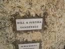 
Will & Justina VANDERSEE;
Crows Nest Methodist Pioneer Wall, Crows Nest Shire
