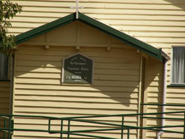 St George's Church Hall  | Crows Nest  |   | 