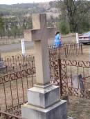 Christlieb PRIEBE,
born 23 March 1832? (1852?) in Pommern,
died 25 August 1898 in Bergen;
Friederike PRIEBE,
born 4 Dec 1849 in Pommern,
died 4 June 1912 in Bergen;
Douglas Lutheran cemetery, Crows Nest Shire