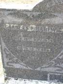 Charles HARTWIG,
died 19 Nov 1939 aged 19 years;
Ester HOPPE (nee HARTWIG),
died 29 July 1938 aged 33 years;
Douglas Lutheran cemetery, Crows Nest Shire