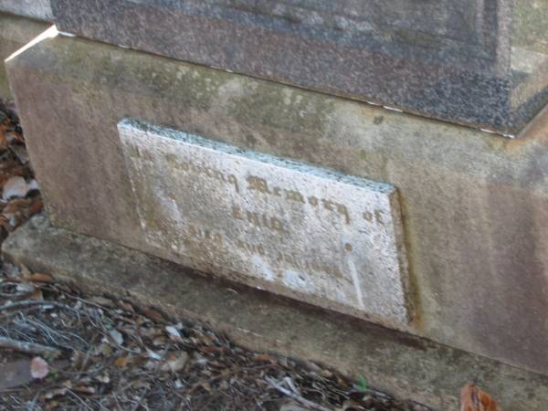 Enid (Breydon)  | 13 Aug 1945?  |   | Drayton and Toowoomba Cemetery  |   | 
