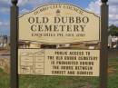 Old Dubbo cemetery,
New South Wales