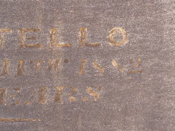 Grave of Mary COSTELLO,  | Frances Mary GALE,  | & James Henry GALE,  | Old Dubbo cemetery,  | New South Wales  | 
