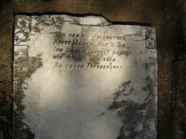 Dugandan Trinity Lutheran cemetery, Boonah Shire  | 