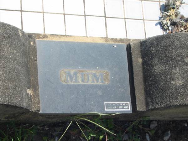 George August HAMMERMEISTER,  | dad,  | 15-3-1914 - 3-8-1990 aged 76 years;  | Irene Ivy HAMMERMEISTER,  | mum,  | 30-10-1915 - 11-8-1997 aged 81 years;  | Dugandan Trinity Lutheran cemetery, Boonah Shire  | 