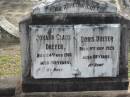 Johann Claus DREYER
24 Aug 1916, aged 80
Doris DREYER
9 Sep 1923, aged 88
Eagleby Cemetery, Gold Coast City