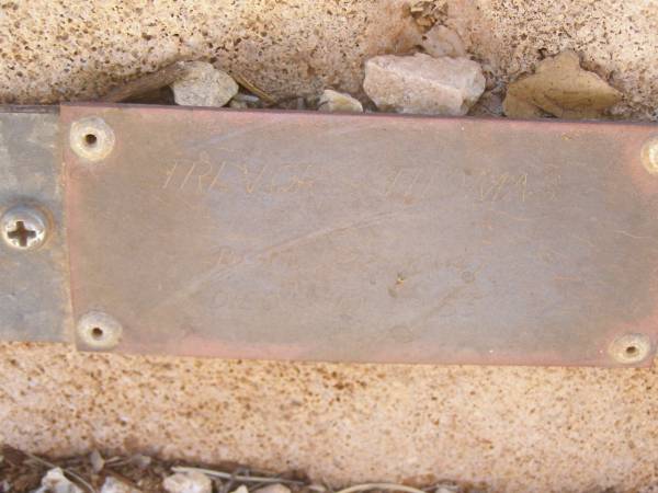 Trevor THOMAS  | b: 22 Oct ? 1947  | d: 19 May 1985  |   | Exmouth Cemetery, WA  |   | 