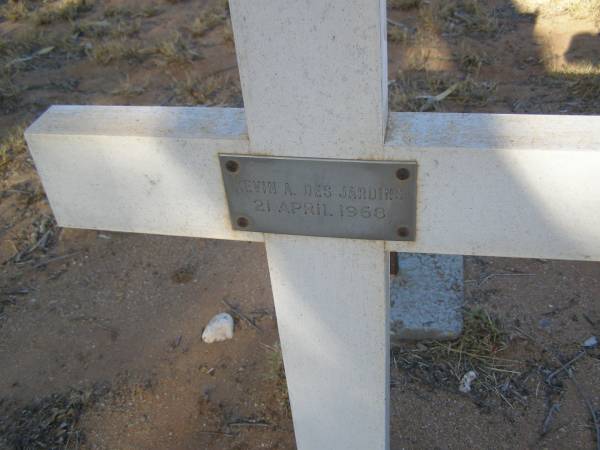 Kevin A. Des JARDINS  | d: 21 Apr 1968  |   | Exmouth Cemetery, WA  | 