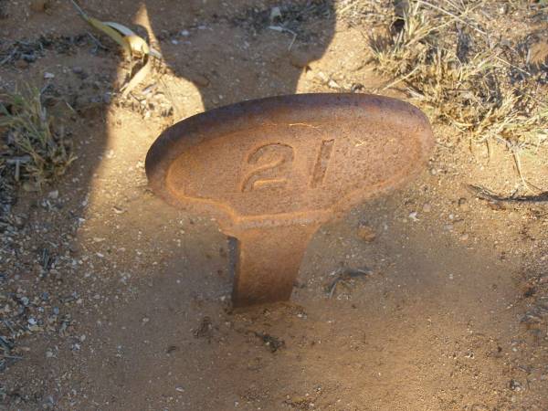 21  |   | Exmouth Cemetery, WA  |   | 