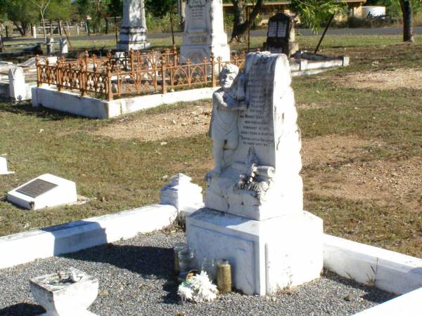 William Shortley POOLE,  | accidentally drowned 30 Nov 1918 aged 10 years;  | Robert Henry POOLE,  | died 10 Feb 1920 aged 1 year 10 months;  | Fernvale General Cemetery, Esk Shire  | 