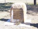 Bob & Myrtle LOGAN,
farmed Langmuir 1933 - 1975;
Robert Stoddart,
18-6-1909 - 23-9-1975,
son of T.J LOGAN & Beatrice May STODDART;
Myrtle May,
23-12-1911 - 8-8-1997,
daughter of Charles BAUER & Jane Hannah WHITE;
erected by daughters Patricia, Annette, Roberta
& Judith;
Forest Hill Cemetery, Laidley Shire
