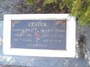 Samuel Reid LESTER,
27 Nov 1903 aged 73 years;
a href="GladysPearlLester.html"Gladys Pearl LESTER,a
28 June 1905 aged 94 years;
Forest Hill Cemetery, Laidley Shire