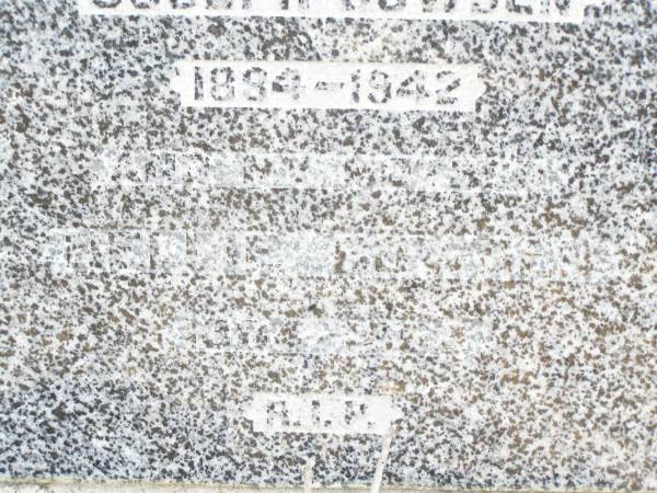 Joseph BOWDEN, husband father,  | 1884 - 1942;  | Nellie BOWDEN, mother,  | 1884 - 1953;  | Forest Hill Cemetery, Laidley Shire  | 