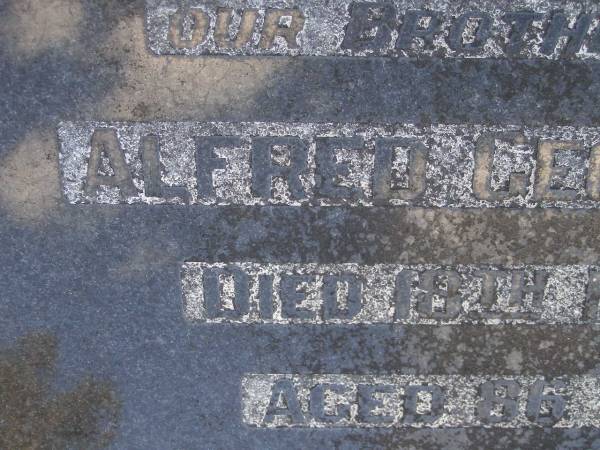 Alfred George SIMS, brother uncle,  | died 18 Feb 1985 aged 86 years;  | Gheerulla cemetery, Maroochy Shire  | 