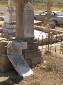 Johann KANOWSKI,
born 31 July 1826,
died 30 March 1909;
Anna KANOWSKI,
born 13? May 1826,
died 15 Aug 1910;
Glencoe Bethlehem Lutheran cemetery, Rosalie Shire