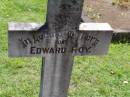 Edward Roy, son of Edward & Annie WOODS,
died 15 May 1929 aged 30 years;
Gleneagle Catholic cemetery, Beaudesert Shire