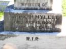 Stephen MYLETT,
died 19 July 1930 aged 92 years;
Gleneagle Catholic cemetery, Beaudesert Shire